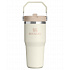 STANLEY Termoláhev s integrovanou slámkou The IceFlow™ Flip Straw 2.0 Tumbler 410 ml/20oz Cream
