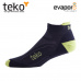 Teko 2201 eV8 Light Low carbon-firefly pánské cyklistické ponožky