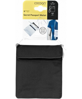 Cocoon skrytá kapsa Passport Wallet Silk black