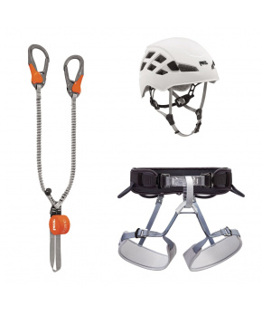 Petzl KIT VIA FERRATA EASHOOK 1 feratový set (Boreo vel. M/L, Corax vel. 1, Scorpio Eashook) Petzl KIT VIA FERRATA EASHOOK 1 feratový set (Boreo vel. M/L, Corax vel. 1, Scorpio Eashook)