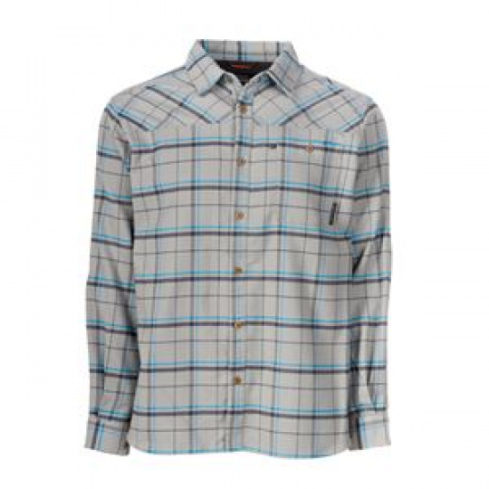 Steelhead Flannel - Metal Plaid vel. L