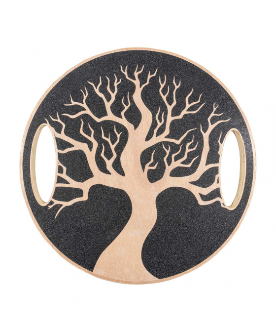 Balanční deska Yate - dřevěná, strom