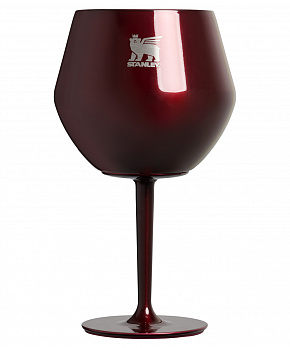 STANLEY Termosklenka nerezová The Lifted Spirits 2-in-1 Cocktail Glass 420 ml/14oz Garnet Shine