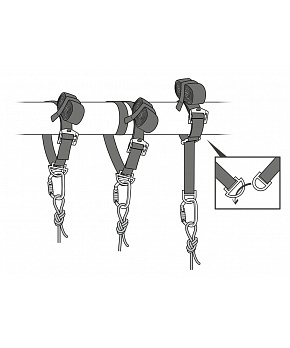 Petzl Kotvící prostředek Petzl Connexion Vario velikost 200 - 400 cm Petzl Kotvící prostředek Petzl Connexion Vario velikost 200 - 400 cm