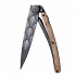 Kapesní nůž Deejo DEE042 Tattoo Back 37g juniper wood Art Déco v dárkové krabičce