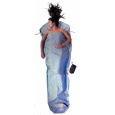 Cocoon spacáková přikrývka mumie cactus blue