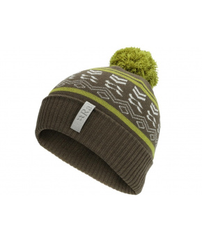 Rab Khroma Bobble Beanie army/aspen green/ARA čepice