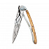 Kapesní nůž Deejo 1CB515 Tattoo Serration 37g olive wood Tree