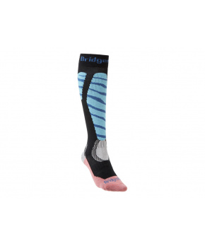 Bridgedale Ski Easy On Women's black/coral/227 Bridgedale Ski Easy On Women's black/coral/227