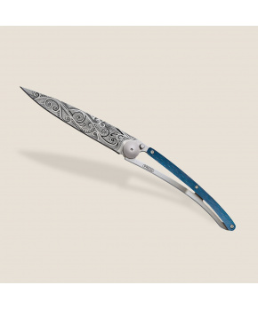 Kapesní nůž Deejo 1CB083 Tattoo 37g blue beech Pacific Kapesní nůž Deejo 1CB083 Tattoo 37g blue beech Pacific