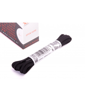 Tkaničky kulaté Tobby 0242-8000 black multipack