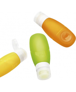 Go Travel sada dávkovacích lahví Trio Squeeze Bottles 3ks