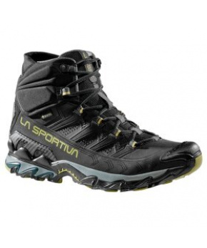 Boty La Sportiva Ultra Raptor II Mid Leather Wide GTX Black/Cedar Boty La Sportiva Ultra Raptor II Mid Leather Wide GTX Black/Cedar