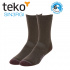 Teko 6643 S3 Midweight Hiking turkish coffee-maroon dámské turistické ponožky