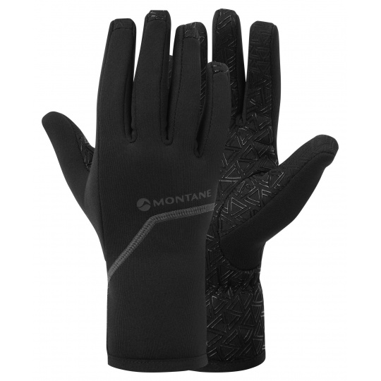Montane POWERSTRETCH PRO GRIPPY GLOVE-BLACK-L pánské rukavice černé
