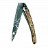 Kapesní nůž Deejo 1GM027 Tattoo Black 37g brown camo Deer