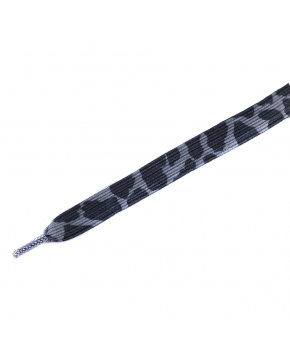 Dětské elastické tkaničky Tobby ploché panther grey