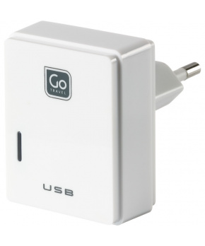 Go Travel USB nabíječka s micro USB a konektorem pro Evropu Go Travel USB nabíječka s micro USB a konektorem pro Evropu