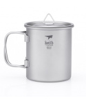 Titanový hrnek s víčkem Keith Mug 300 ml.