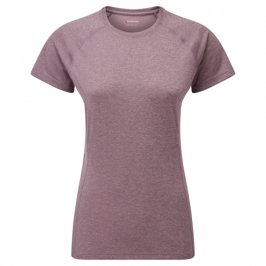 Montane FEM DART T-SHIRT-MOONSCAPE-UK12/M dámské triko šedofialové