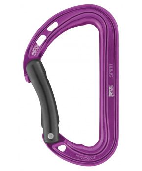 Petzl SPIRIT BENT fialová karabina - prohlý zámek Petzl SPIRIT BENT fialová karabina - prohlý zámek