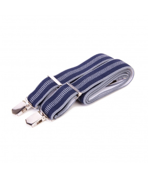 Kšandy pro dospělé Tobby modré bílé proužky