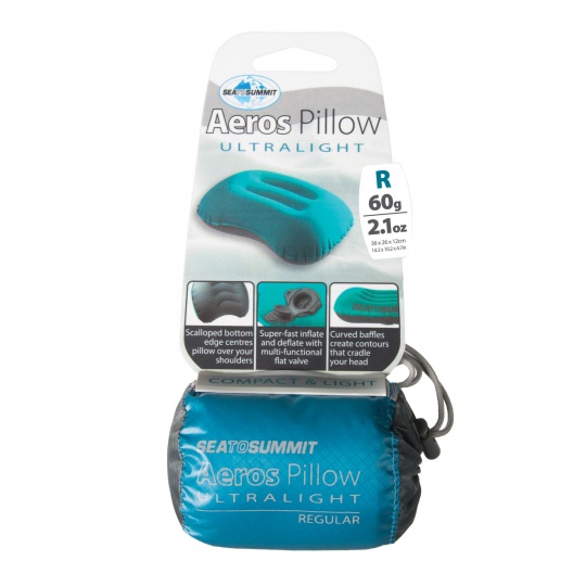 Nafukovací polštářek Sea To Summit Aeros Pillow Ultralight Regular