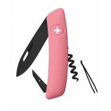 Swiza kapesní nůž D01 Allblack Standard pink