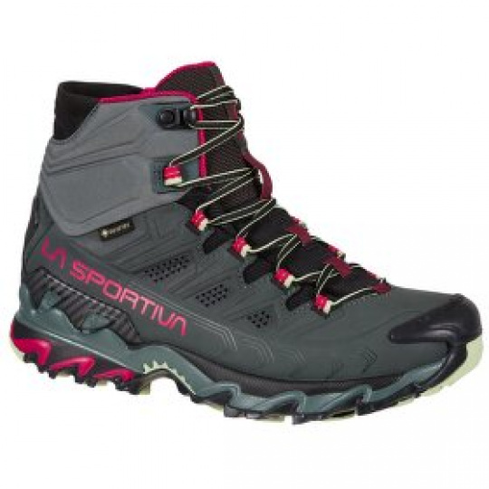 Boty La Sportiva Ultra Raptor II Mid Leather Wide Woman GTX Charcoal/Cerise