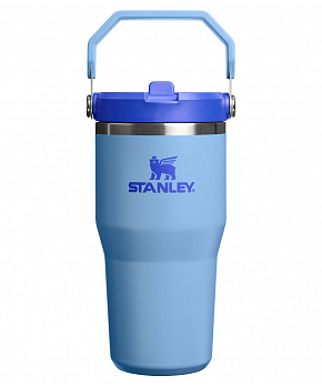 STANLEY Termoláhev s integrovanou slámkou The IceFlow™ Flip Straw 2.0 Tumbler 600 ml/20oz Blue Sky