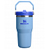 STANLEY Termoláhev s integrovanou slámkou The IceFlow™ Flip Straw 2.0 Tumbler 600 ml/20oz Blue Sky