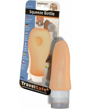TravelSafe mačkací dávkovací lahev Squeeze Bottle oranžová