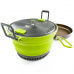 Sada Pánev a Hrnec GSI Outdoors Escape HS 3L Pot + Frypan 3l Green