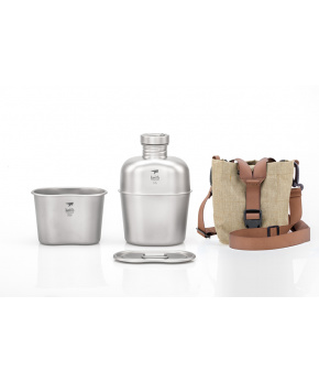 Titanová sada na vaření Keith Canteen Mess Kit Titanová sada na vaření Keith Canteen Mess Kit