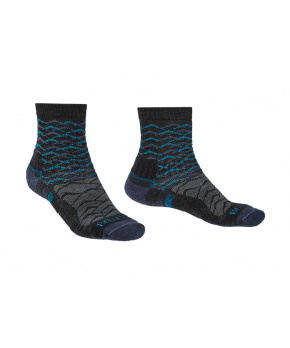 Bridgedale Hike LW MP 3/4 Crew dark grey/blue/126