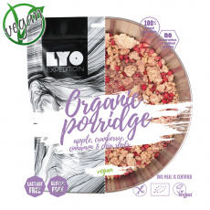 Ovesná kaše s jablky, brusinkami, skořicí a chia semínky Lyo Food Ovesná kaše s jablky, brusinkami, skořicí a chia semínky Lyo Food