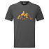 Montane DUAL MOUNTAIN T-SHIRT-MIDNIGHT GREY-L pánské tričko tmavě šedé