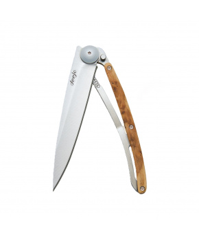 Kapesní nůž Deejo 1CB002 Wood natural 37g juniper wood