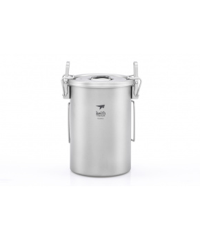 Multifunkční hrnec na vaření Keith Multifunctional Titanium Cooker 900 ml. Multifunkční hrnec na vaření Keith Multifunctional Titanium Cooker 900 ml.