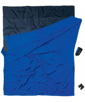 Cocoon spacáková přikrývka pro dva tuareg/ultramarine blue hedvábí