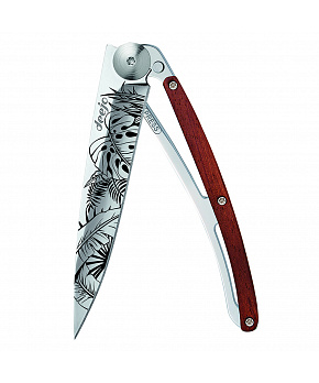 Kapesní nůž Deejo 1AB102 Tattoo Mirror 37g coralwood Jungle