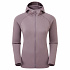 Montane FEM FURY LITE HOODIE-MOONSCAPE-UK10/S dámská mikina šedofialová