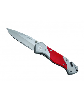 Záchranářský nůž Baladeo ECO067 Rescue 12,5cm,čepel ocel 420er,rukojeť nerezová ocel+G10,látkový obal