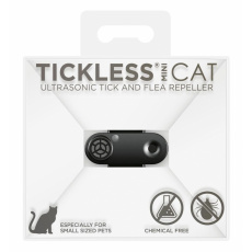 Tickless ultrazvukový odpuzovač klíšťat Mini Cat black