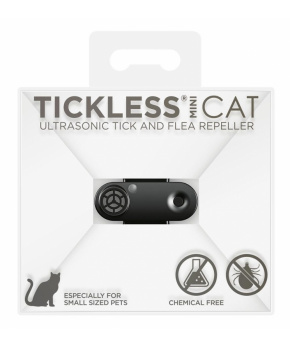 Tickless ultrazvukový odpuzovač klíšťat Mini Cat black
