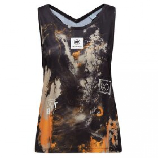 Tílko Mammut Massone Sport Tank Top Women Sender black-tangerine 00711