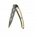 Kapesní nůž Deejo 9GM021 GOLD Tattoo Black 27g 23kt yellow gold Art Déco