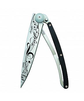 Kapesní nůž Deejo 1CB058 Tattoo 37g ebony wood Partition