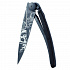Kapesní nůž Deejo 1GB134 Tattoo Black 37g ebony wood Ride or Die