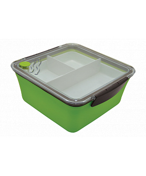 Krabička na potraviny Baladeo PLR512 Bento box Nagoya zelená Krabička na potraviny Baladeo PLR512 Bento box Nagoya zelená